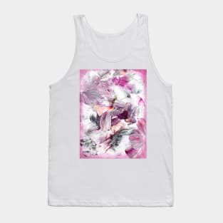 abstract pink splash Tank Top